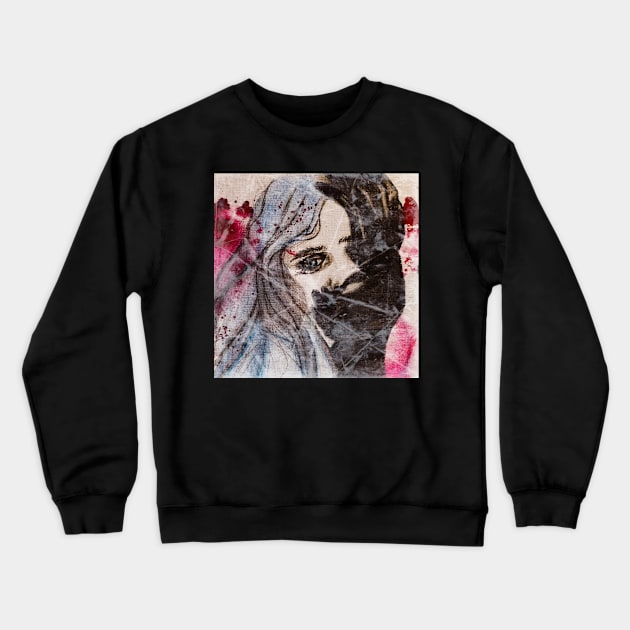 Fear Crewneck Sweatshirt by teenamarie23art